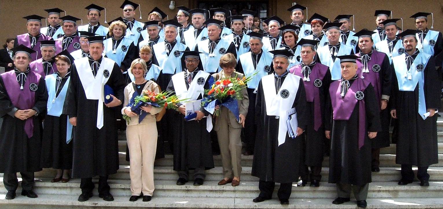 DHC ceremony, May 18, 2004, UASVM Cluj-Napoca, David THAWLEY and Rang NARAYANAN