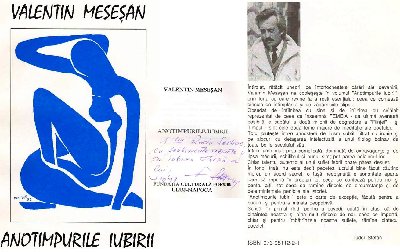 Valentin Mesesan 1997 Sestras vol Anotimpurile iubirii