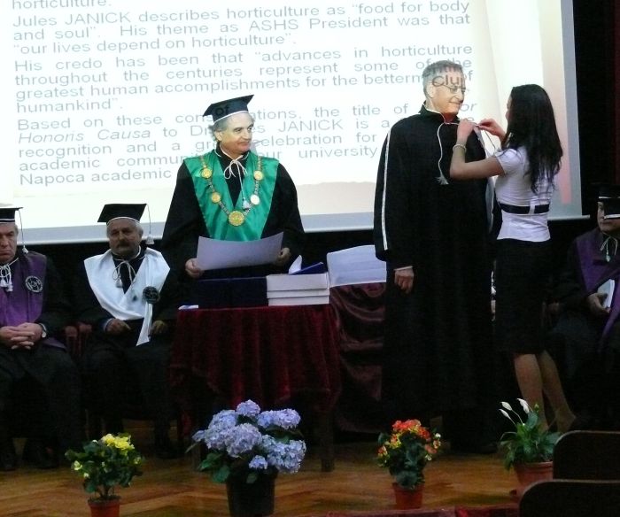 Jules Janick DHC ceremony