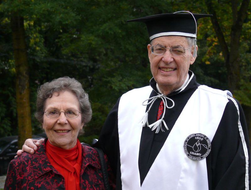 Ms Shirley Janick and Professor Jules Janick after DHC ceremony